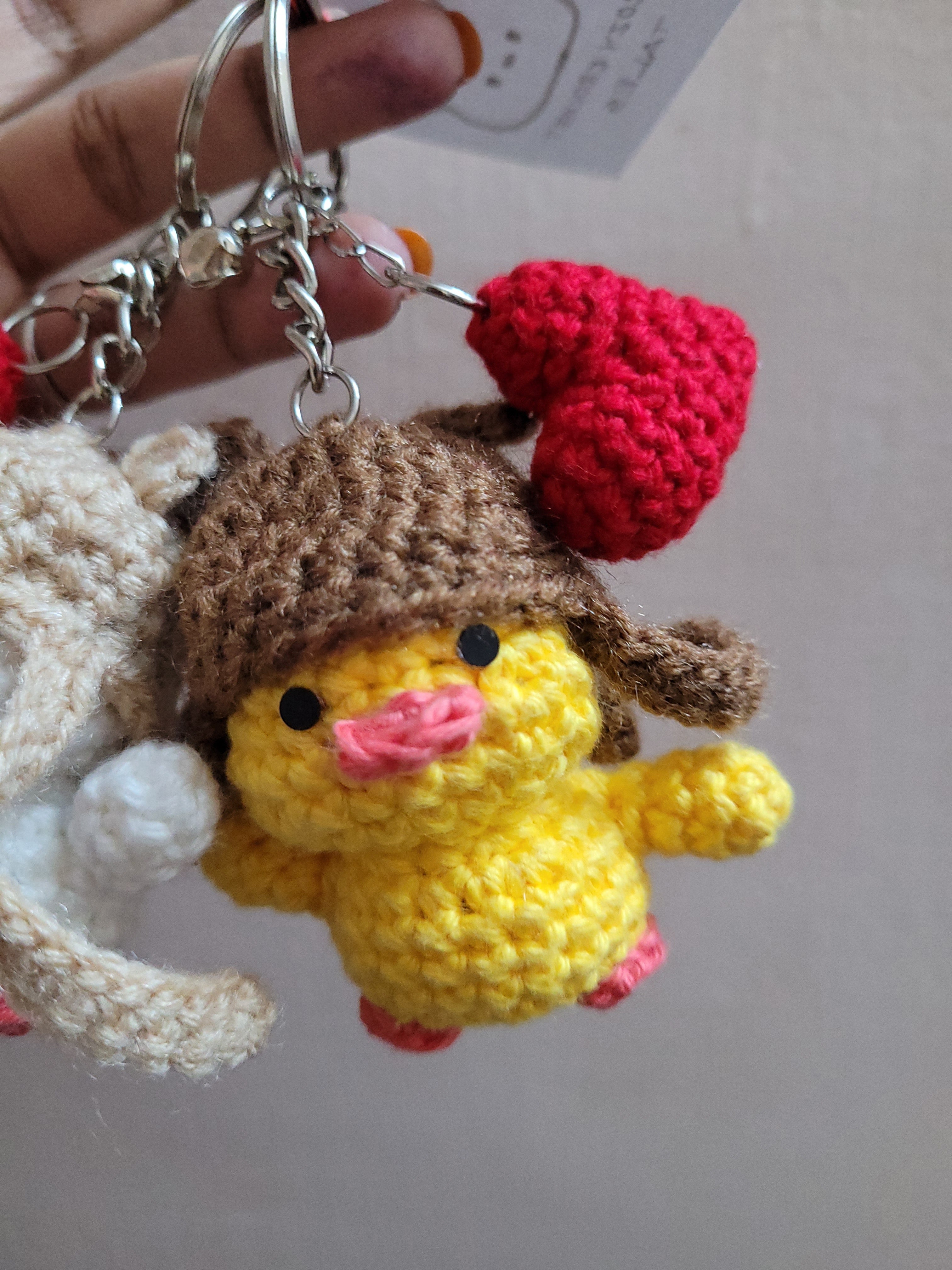 Couple Duck with Bear Hat