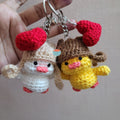 Couple Duck with Bear Hat