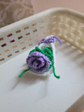Rose Mini Crochet Bouquet